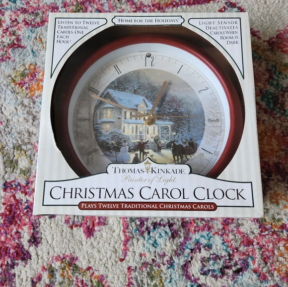 Thomas Kinkade Holiday Vintage Thomas Kinkade Clock Poshmark